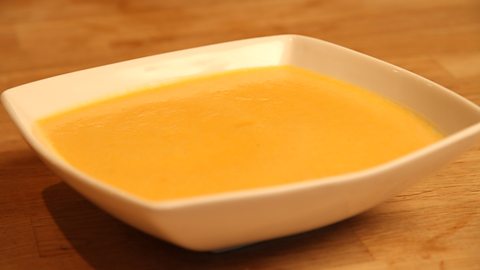 Butternut squash and lime soup